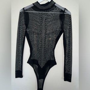 Rhinestone bodysuit